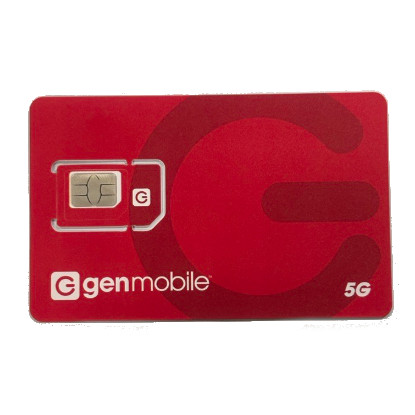 Picture of GenMobile Sky (TMO) Network Sim Card