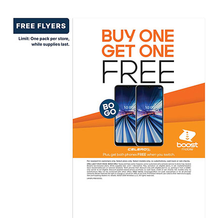 Picture of VIP Free Flyer Promo – (250 pack) Buy One Get One Celero 5G